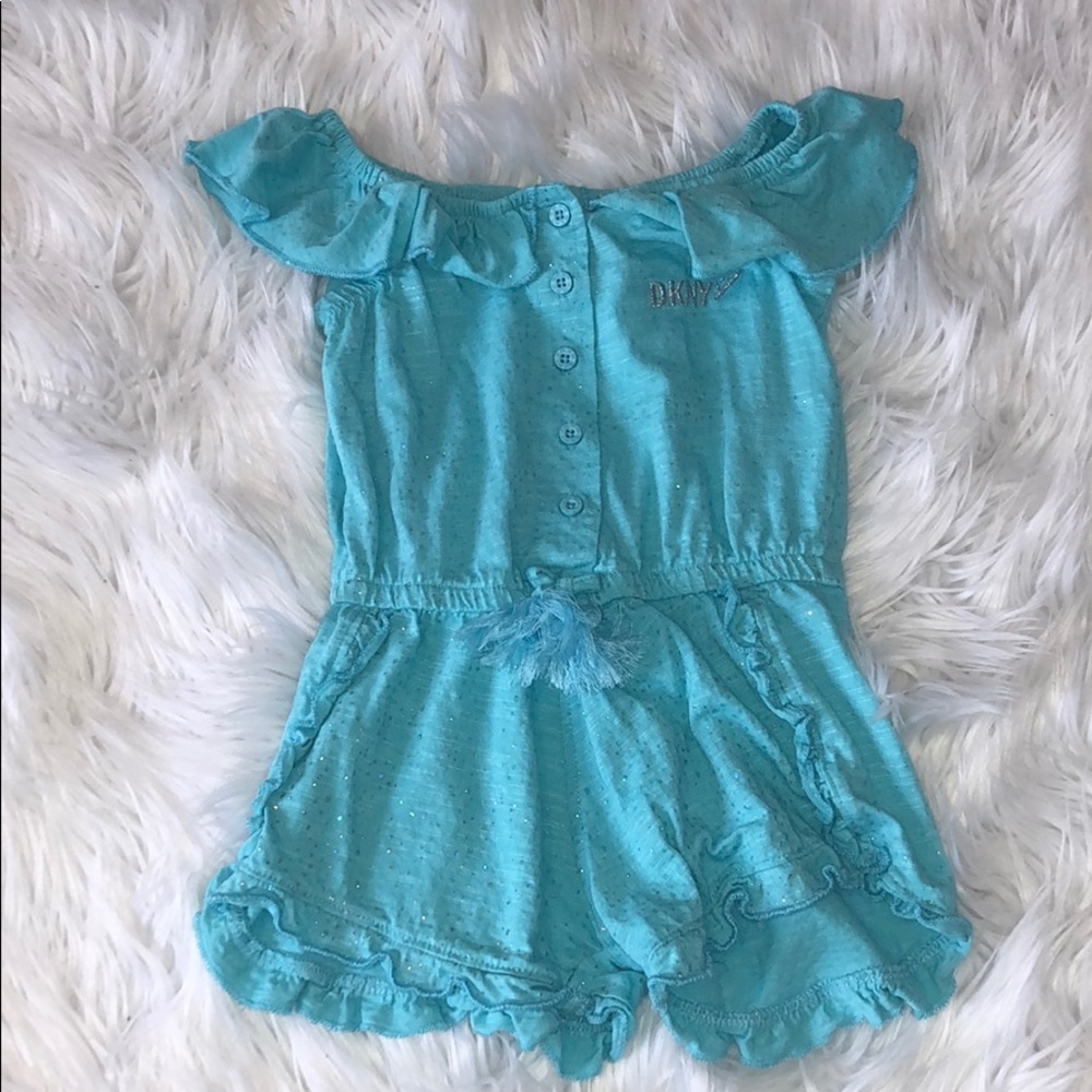 Bright blue romper size 3T